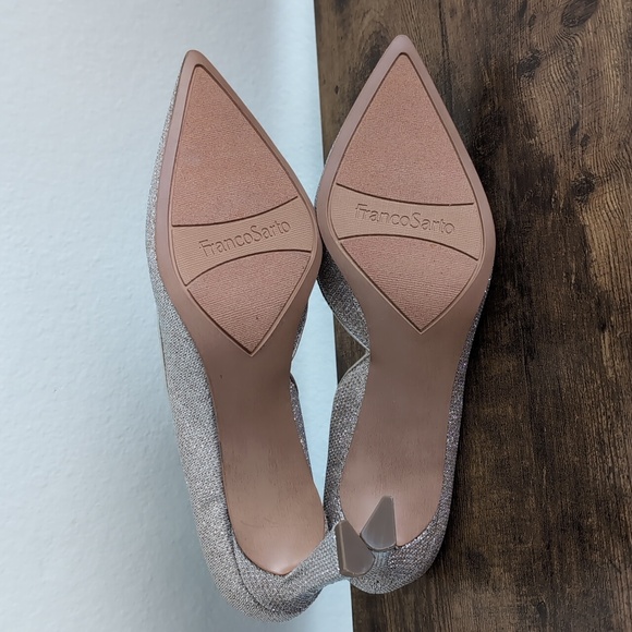 New Franco Sarto Tana Pointed Toe D'Orsay Mid Heel Pump - Picture 4 of 5
